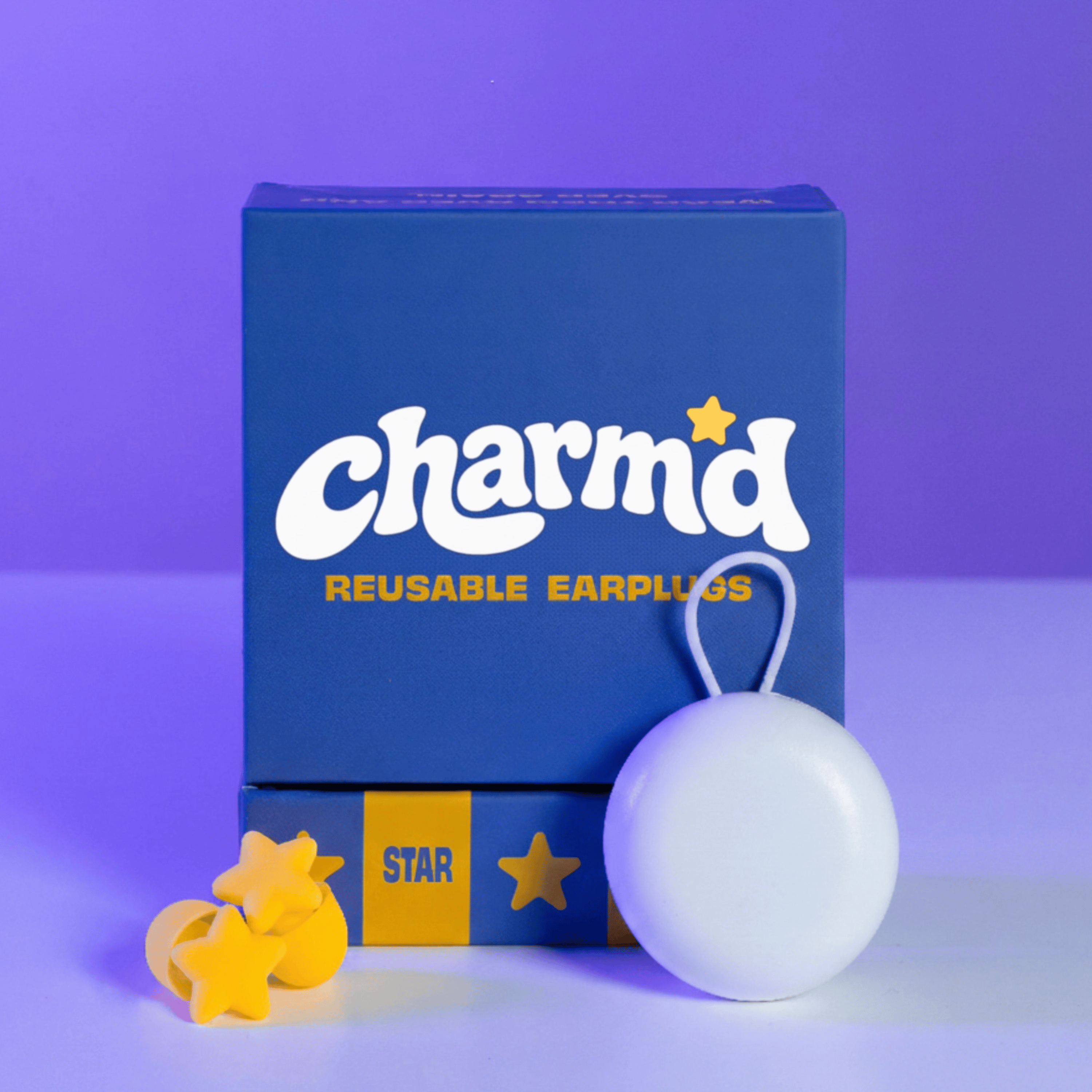 Starry Nights Star Silicone Earplugs | Cute Concert Earplugs by Charm'd